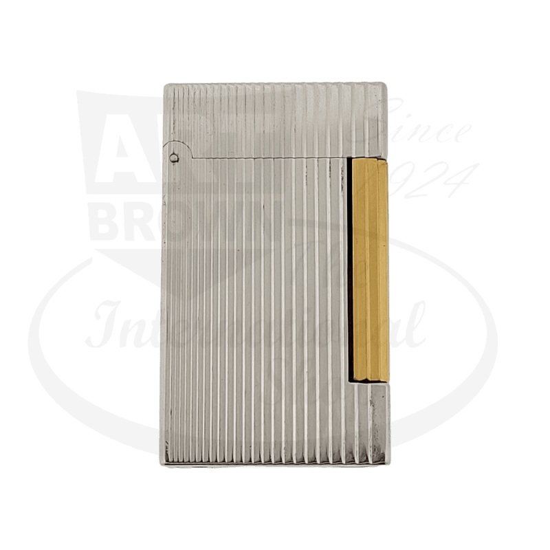 Refurbished S.T. Dupont D-Line Duotone Vertical Line Lighter, 017123