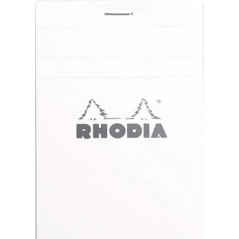 Rhodia #12 Classic Staplebound Notepad – Ice Lined