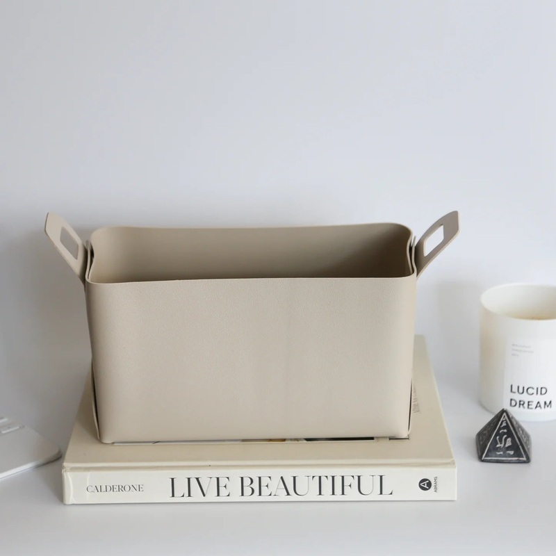 Zora Botanica Foldable Storage Basket – Oatmeal