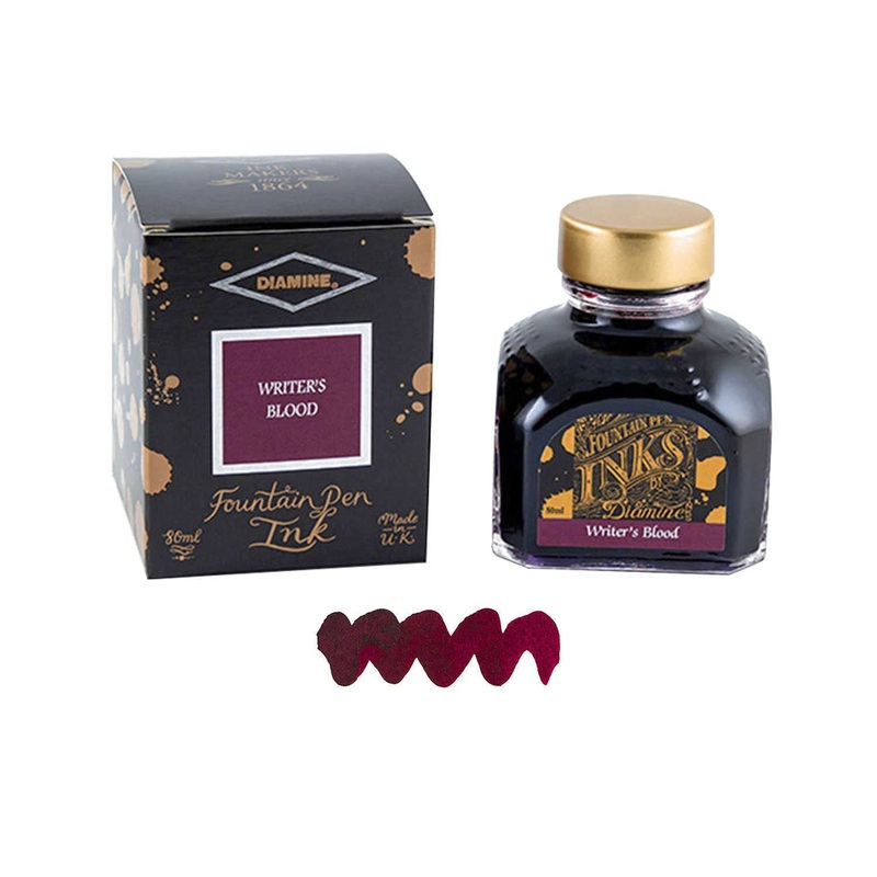 Diamine Writers Blood Ink Bottle – 80ml
