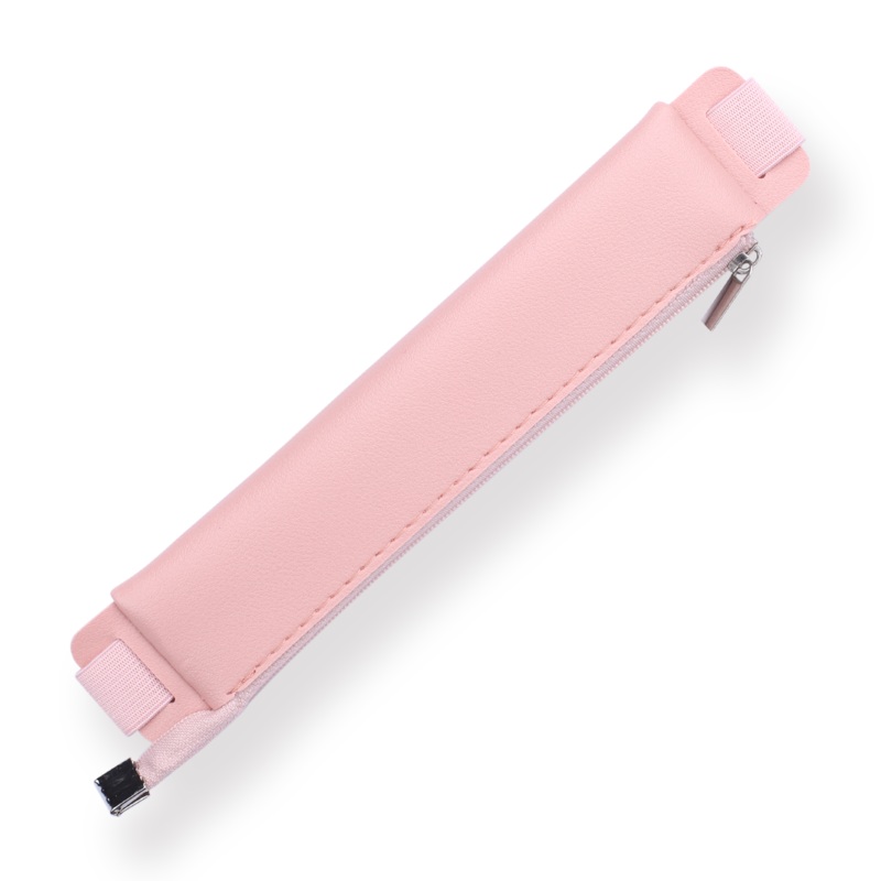 Elastic Band Pen Pouch – Pink