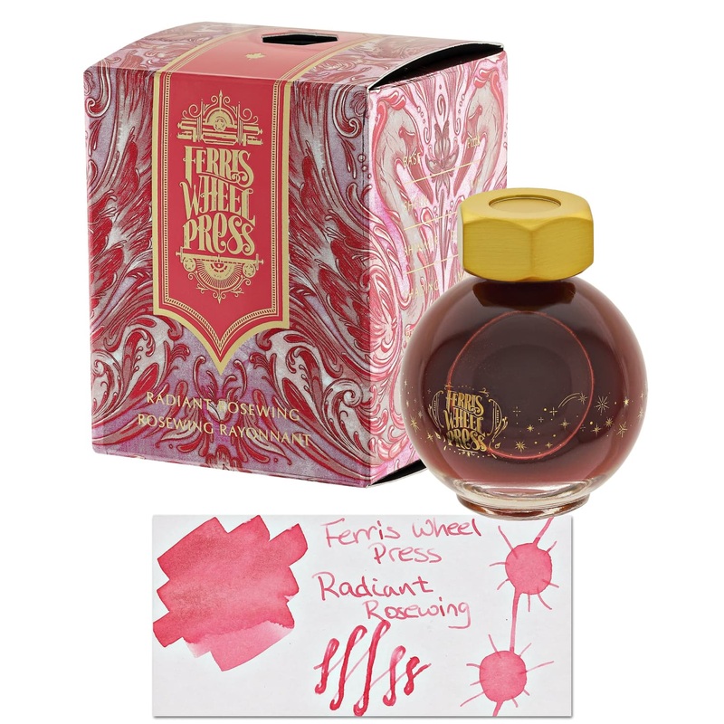 Ferris Wheel Press Bottled Ink in Radiant Rosewing – 20 mL