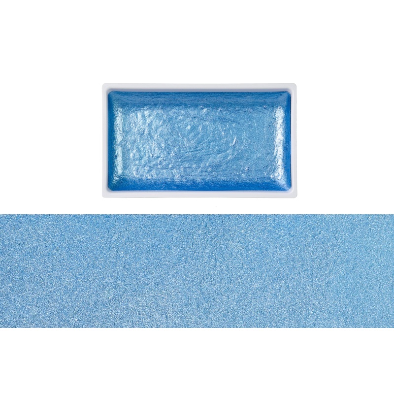 Gansai Tambi Watercolors, #762 Pearl Cobalt Blue