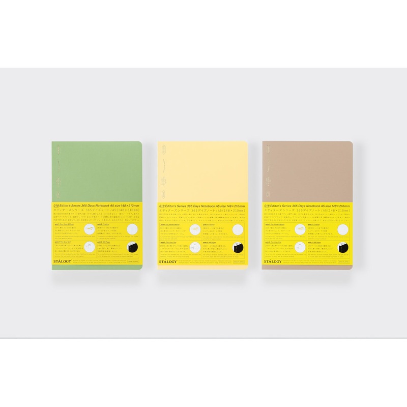 Stalogy – 2022 Limited Edition – Editor’s Series 365Days Notebook – A5 Leaf