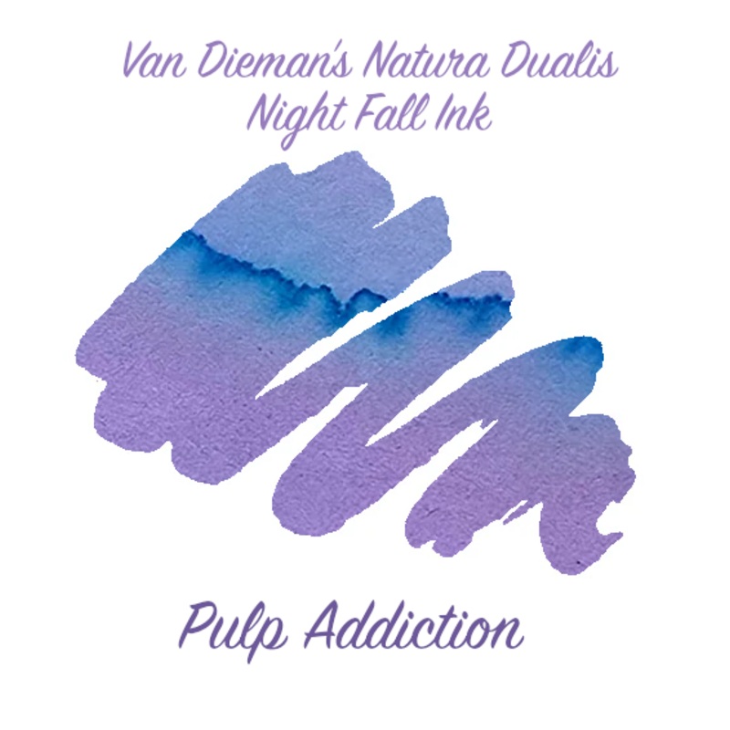 Van Dieman’s Professional – Natura Dualis Night Fall Dual Tone Fountain Pen – 2ml Ink Sample
