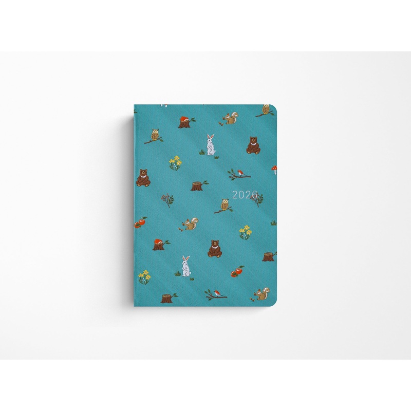 Hobonichi Techo A6 Hon 2026 – Bow & Tie: In the Forest