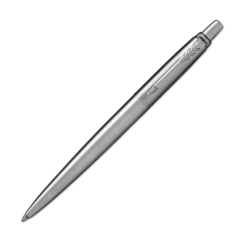 Parker Jotter Ballpoint Pen in Stainless Steel with Chrome Trim