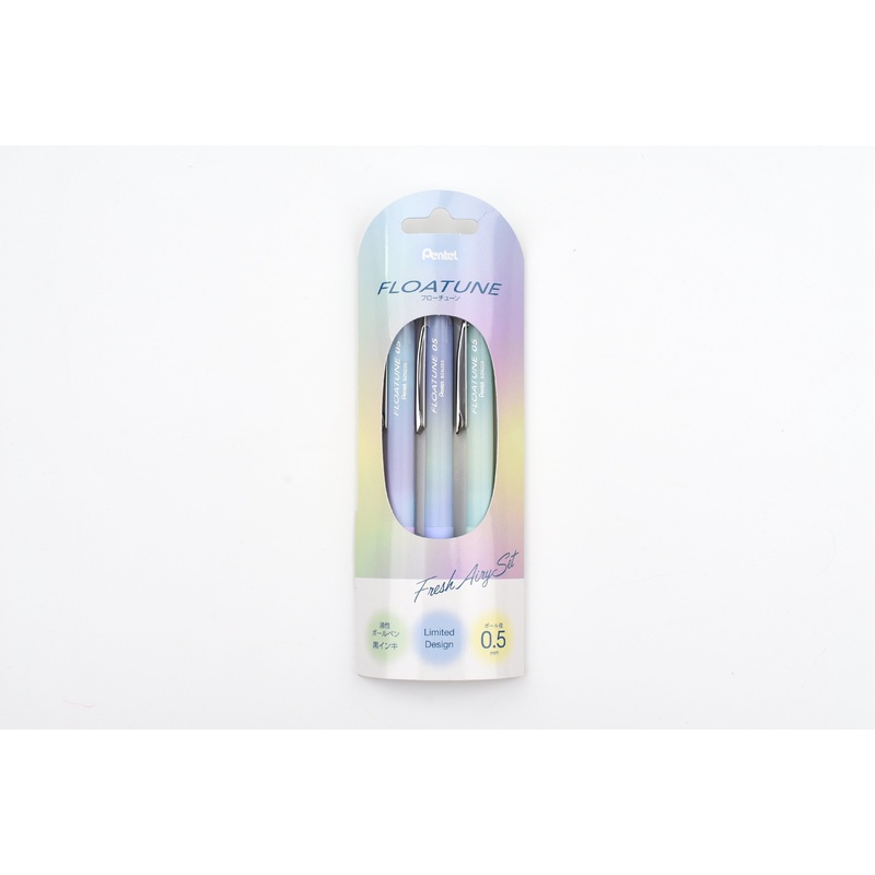 Pentel Floatune Ballpoint Pen – Fresh Airy Set – Limited Edition – 0.5mm – Set of 3