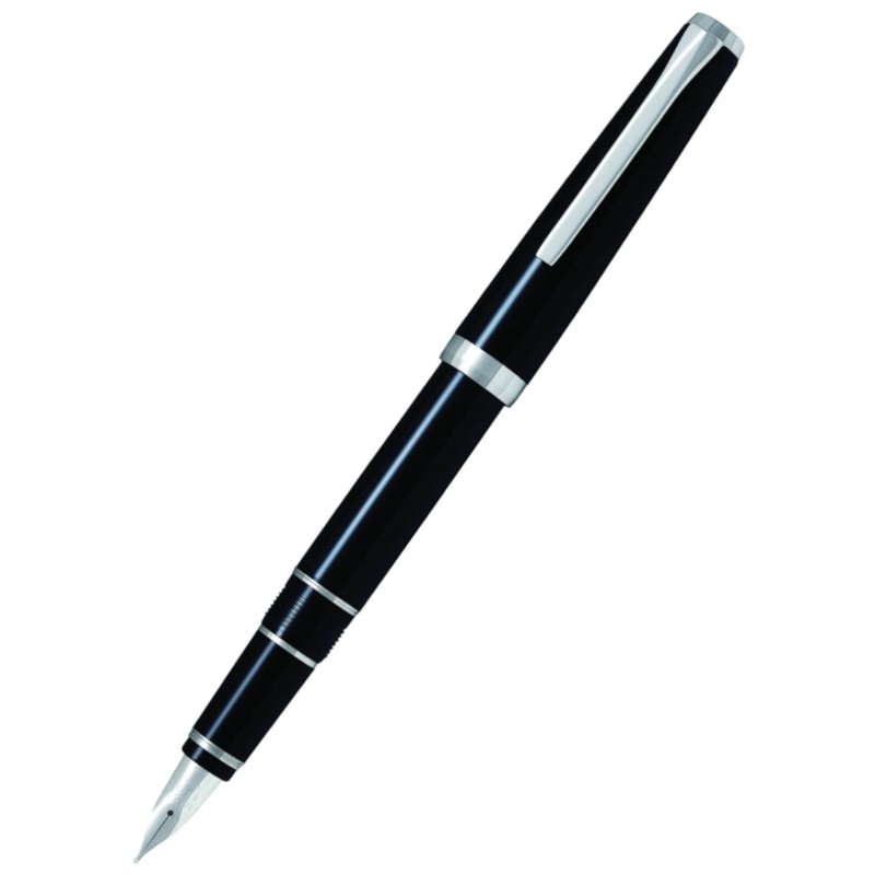 Pilot Falcon Fountain Pen – Black Rhodium Soft Medium