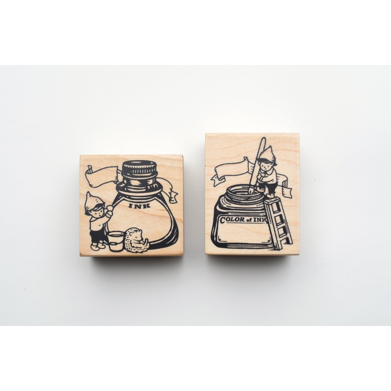 Plain Stationery Ink Test Stamp Fountain Pen Elf