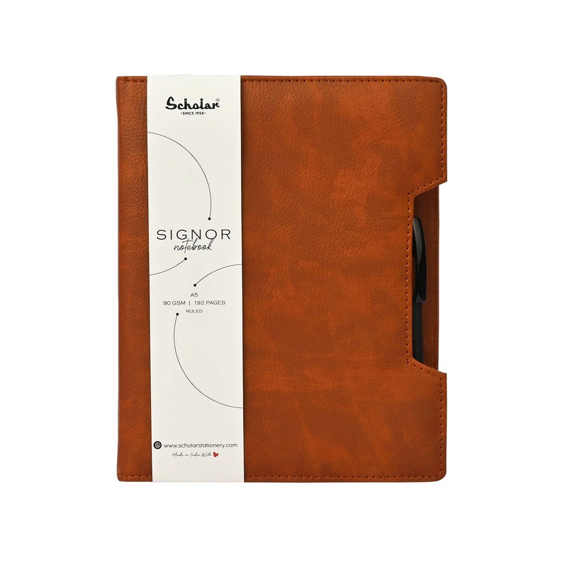 Scholar Signor Tan Notebook – A5, Ruled