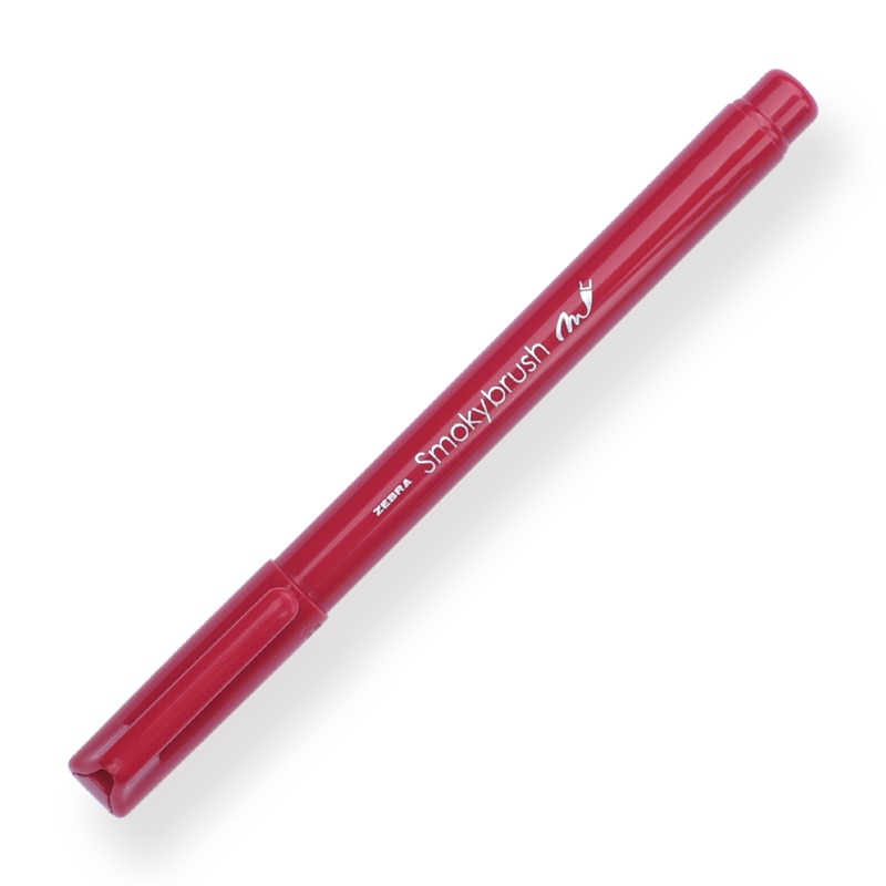 Zebra Smoky Brush Pen – Garnet Red