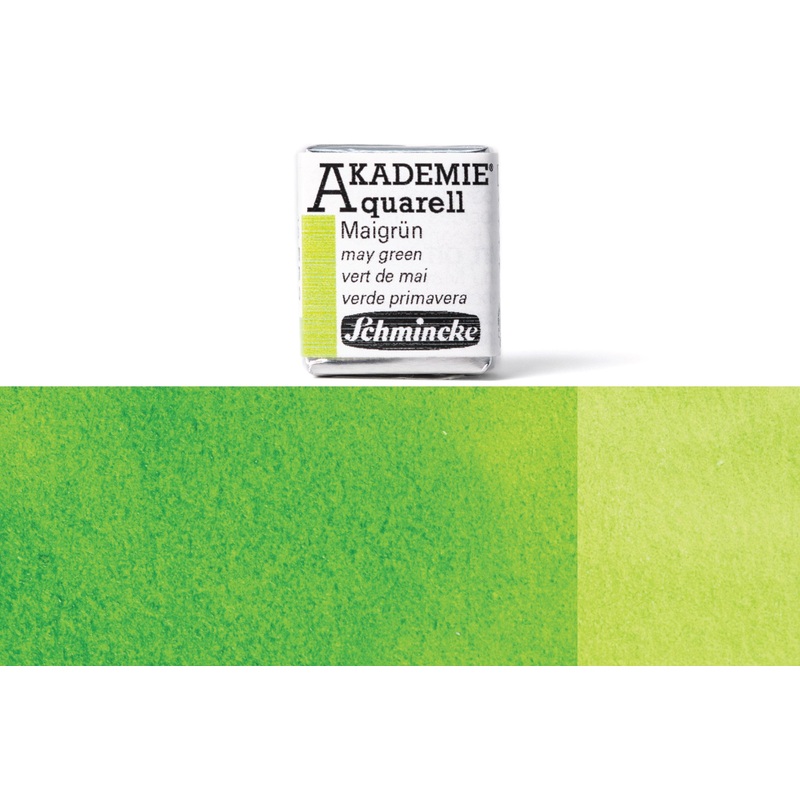 Akademie Watercolor Half Pan, #552 May Green