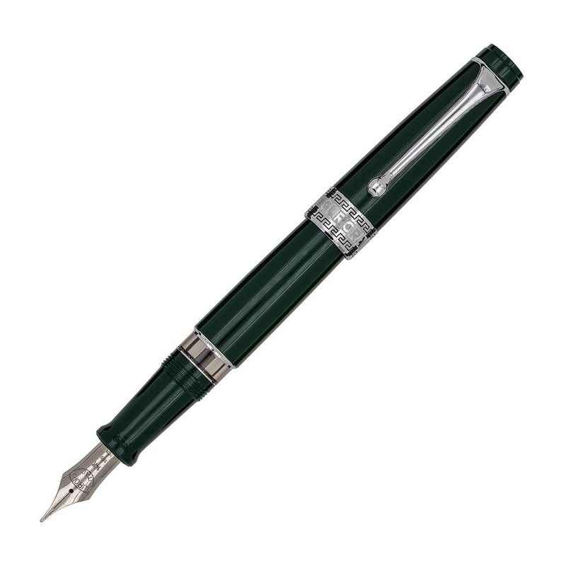 Aurora Optima Flex Fountain Pen – Green (Limited Edition) Fine Flex