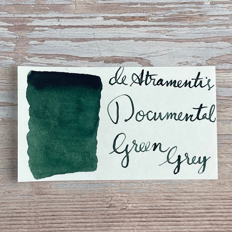 De Atramentis Document Ink Green Grey – 45ml Bottled ink 45ml