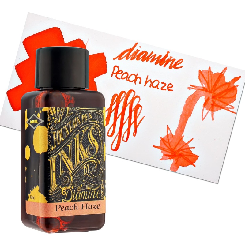 Diamine Bottled Ink in Peach Haze 80ml