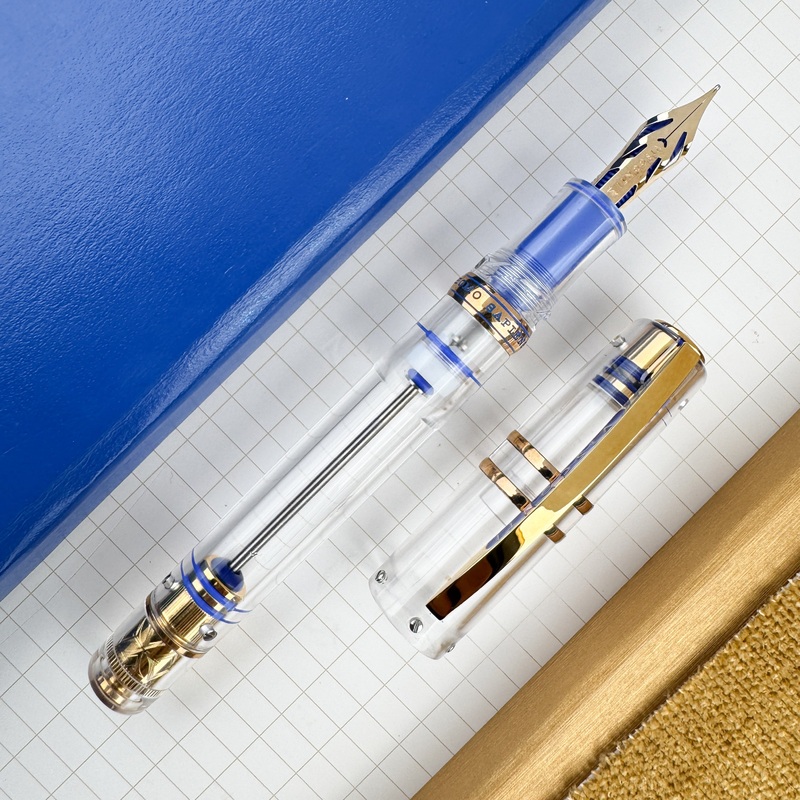 Visconti Homo Sapiens Fountain Pen – Full Demo 14kt Soft Touch Skeleton