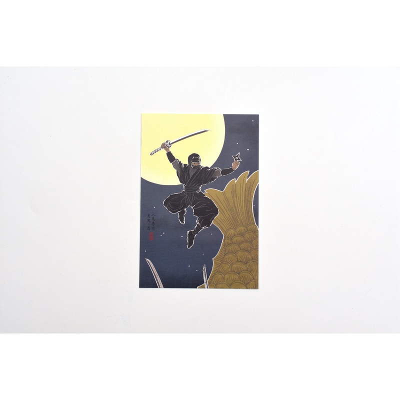 Cozyca – Shikanone – Foil-stamped Postcard – Moonlight Shinobi