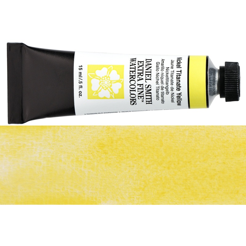 Daniel Smith Extra Fine Watercolor, 15 mL, Nickel Titanate Yellow