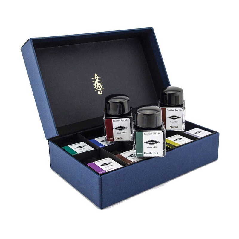 Diamine Set Of 10 Inks, Music (Assorted) – 30ml Each