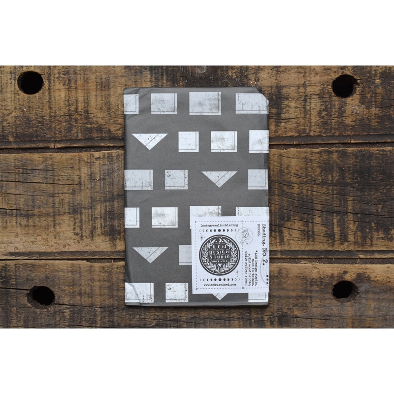 LCN Shading Mounted Rubber Stamp Set No. 2