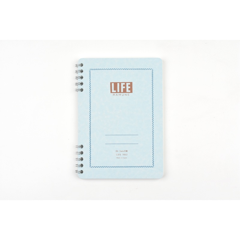 Life Ramune Ring-Bound Notebook – B6 – Grid