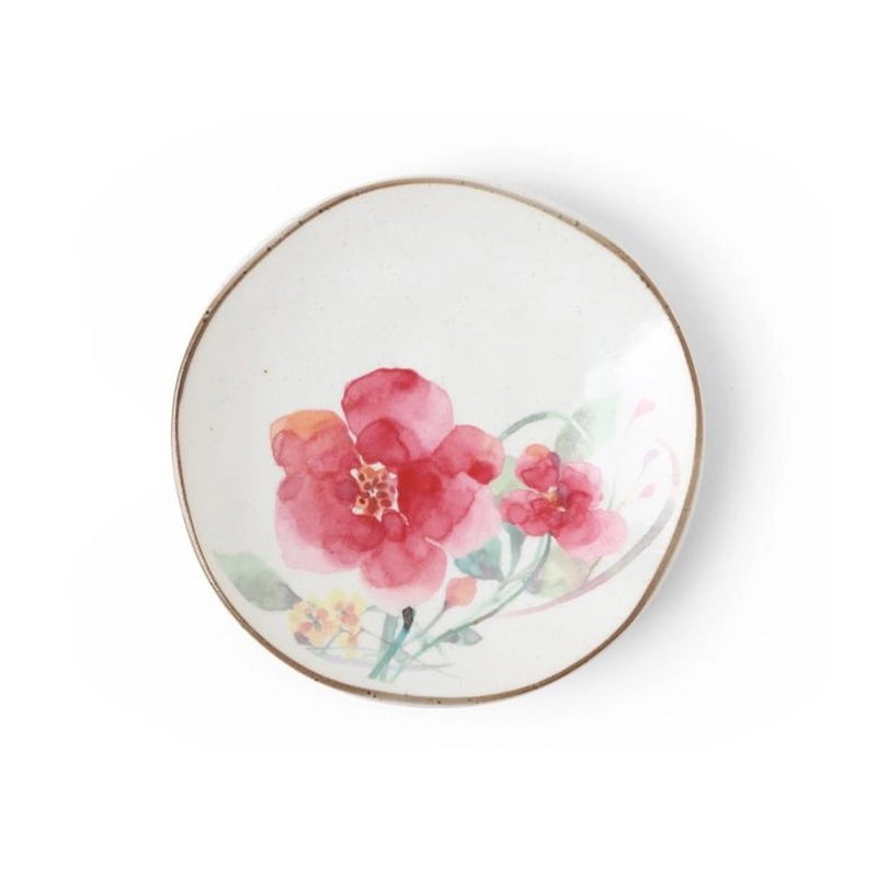 Magenta Blossom Trinket Dish