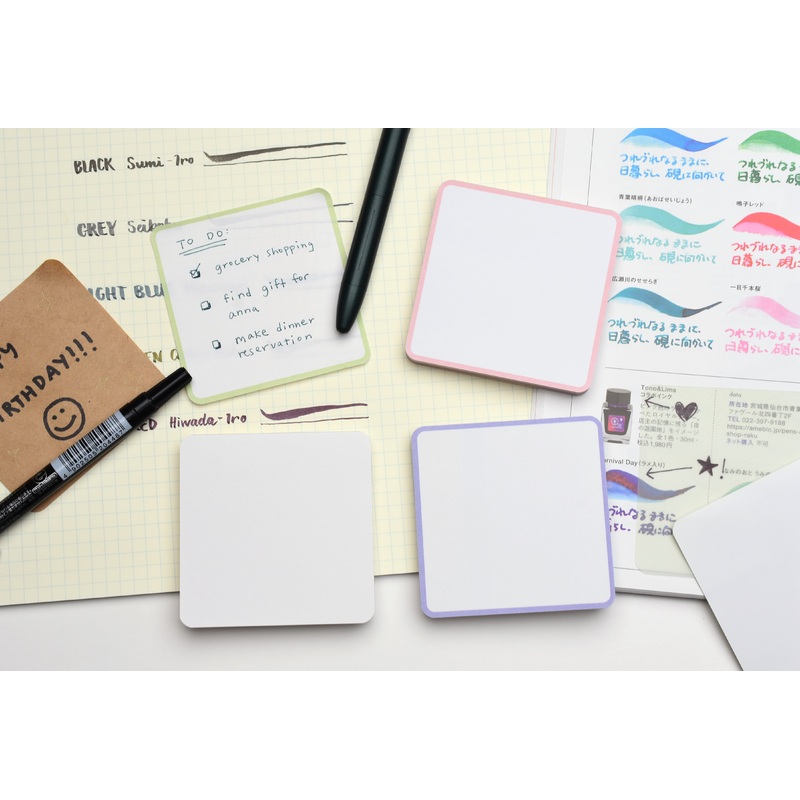 Midori Pickable Sticky Notes Plain