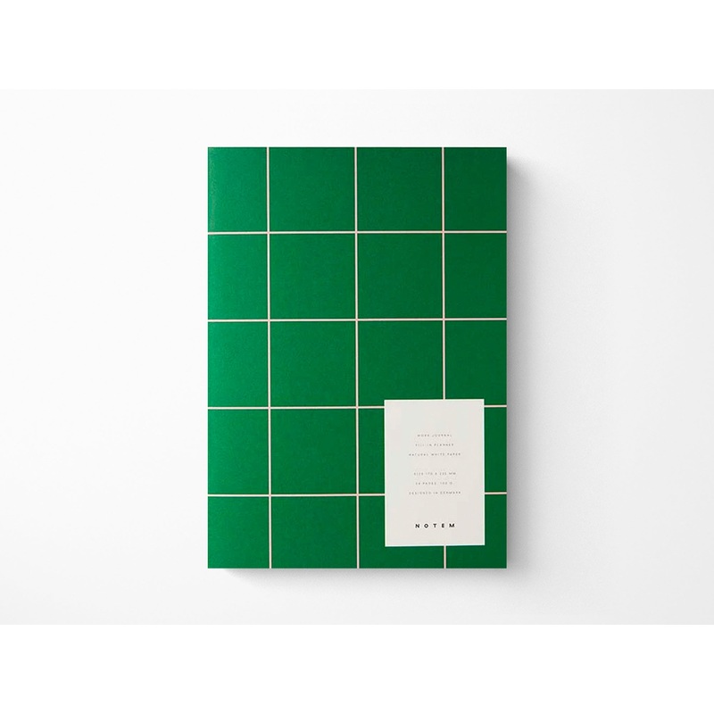 Notem MILO Weekly Work Journal – Green & Rose
