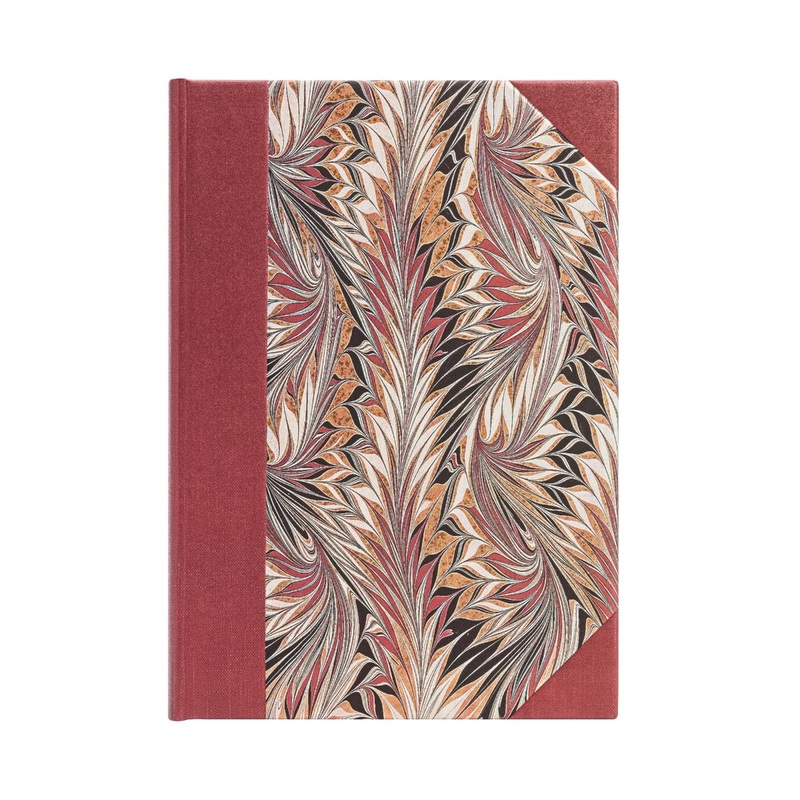 Paperblanks Cockerell Marbled Paper – Rubedo, Midi – Unlined