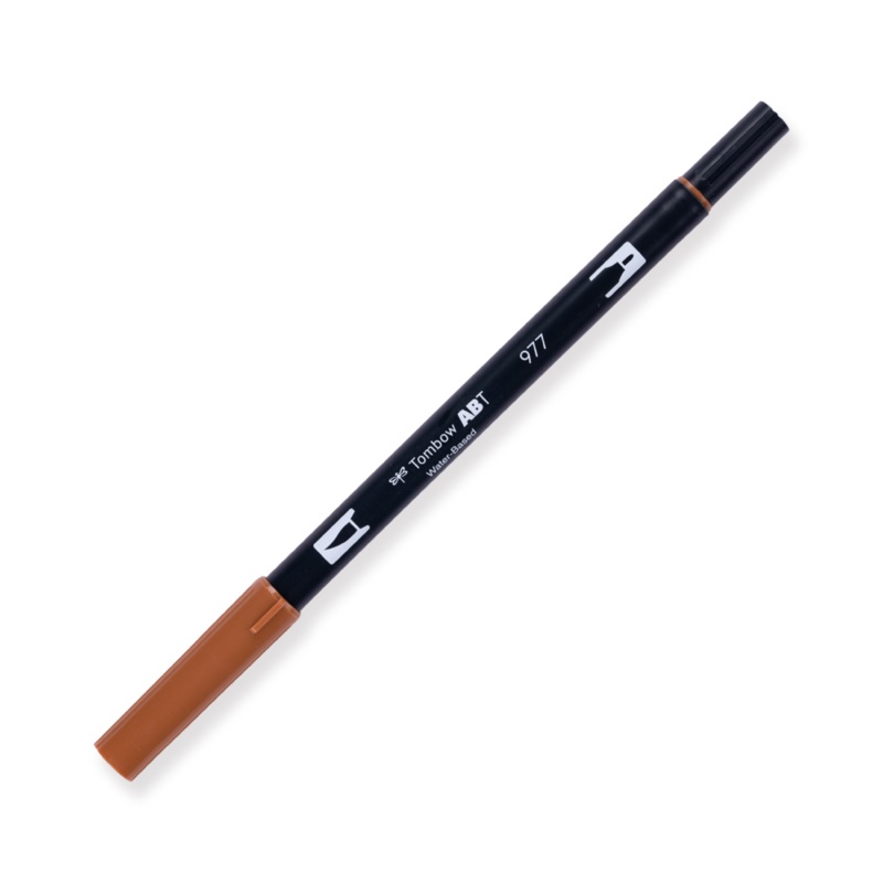 Tombow ABT Dual Brush Pen – 977 – Saddle Brown