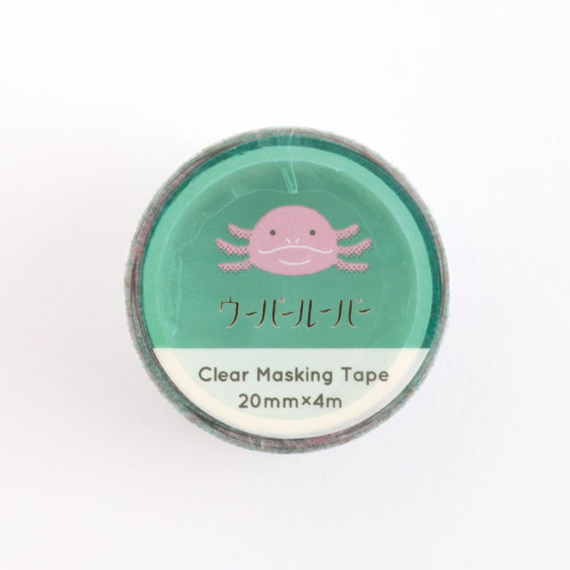 Green Flash Animal Department Store Gold Foil Clear Masking Tape – Axolotl