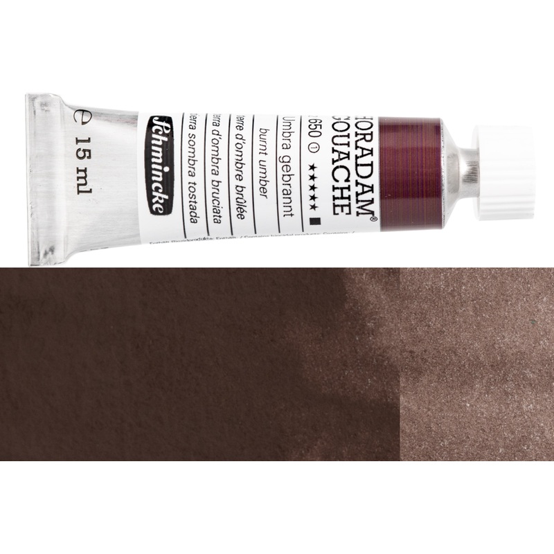 Horadam Gouache, 15 mL, #650 Burnt Umber