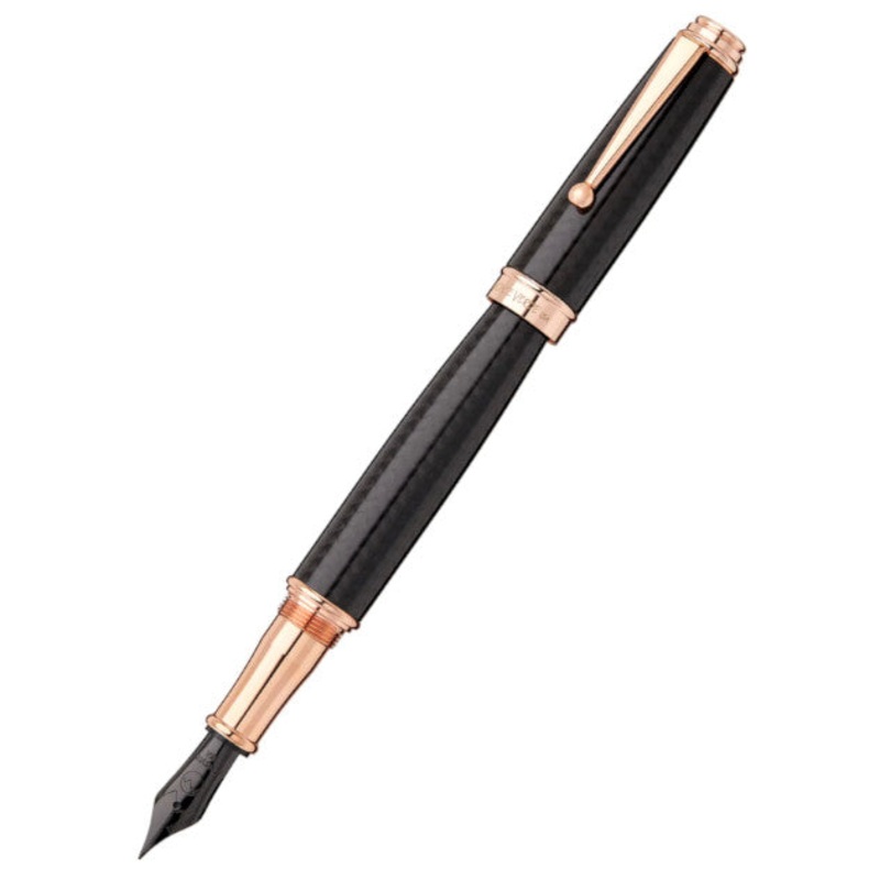 Monteverde Invincia Deluxe Fountain Pen – Rose Gold  – Extra Fine