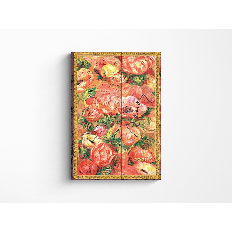 Paperblanks 2026 Weekly Planner Midi Vertical – Renoir, Letter to Morisot