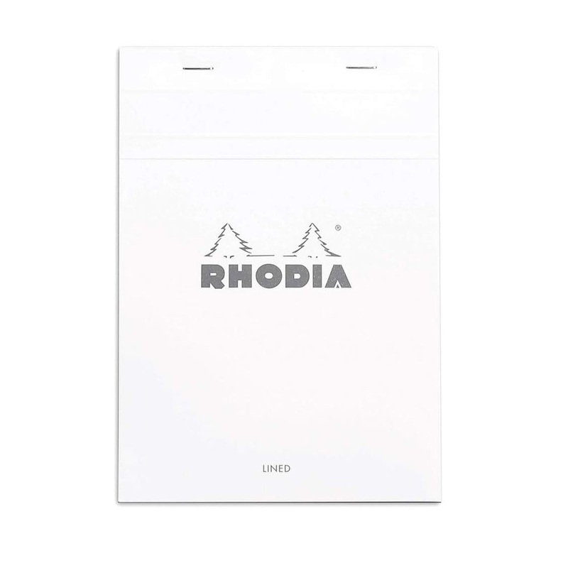 Rhodia Pad #16, Lined with margin, A5 – White