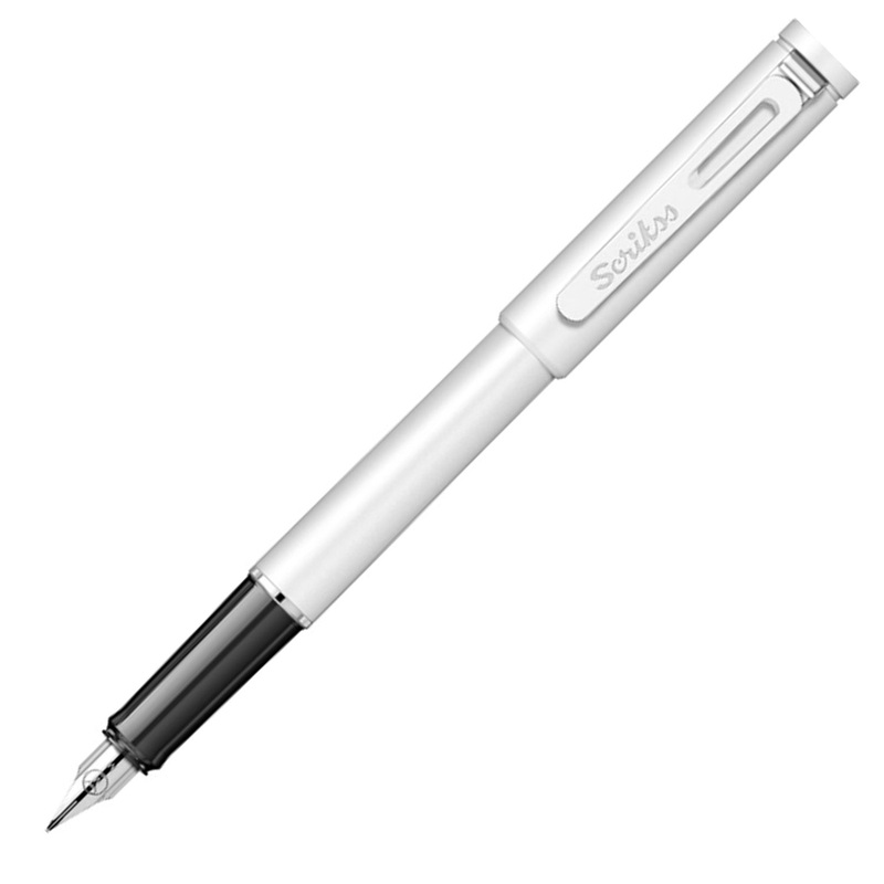 Scrikss Punto Fountain Pen – White Medium