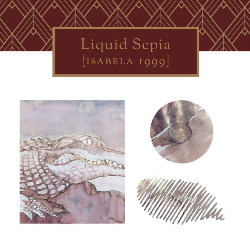 Vinta Inks 30ml Ink Bottle – The Awareness Project – Liquid Sepia [Isabela 1999]