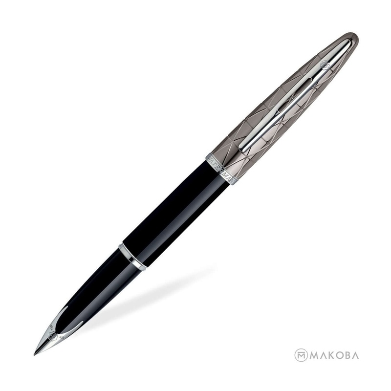 Waterman Carene Fountain Pen – Contemporary Black & Gunmetal Fine