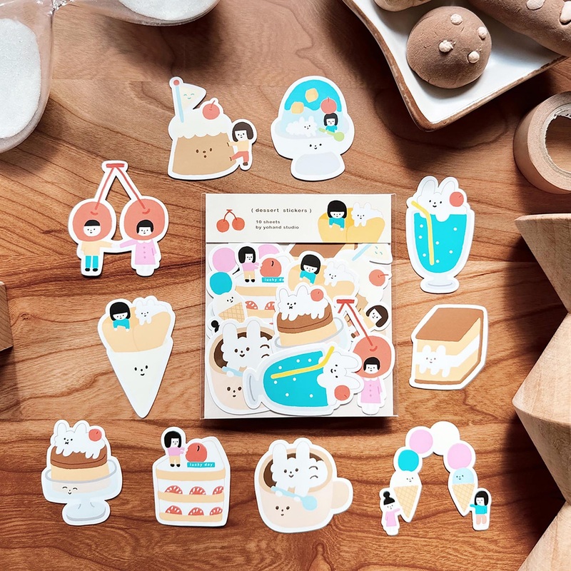 Yohand Studio Sticker Pack – Dessert Time
