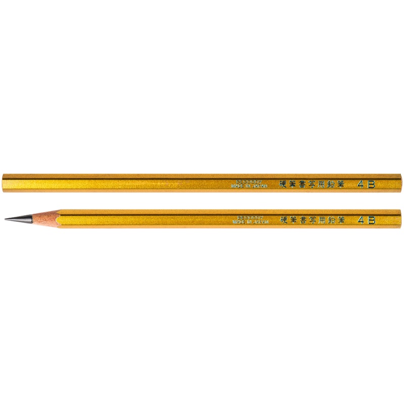 Calligraphy Pencil, 4B, Gold