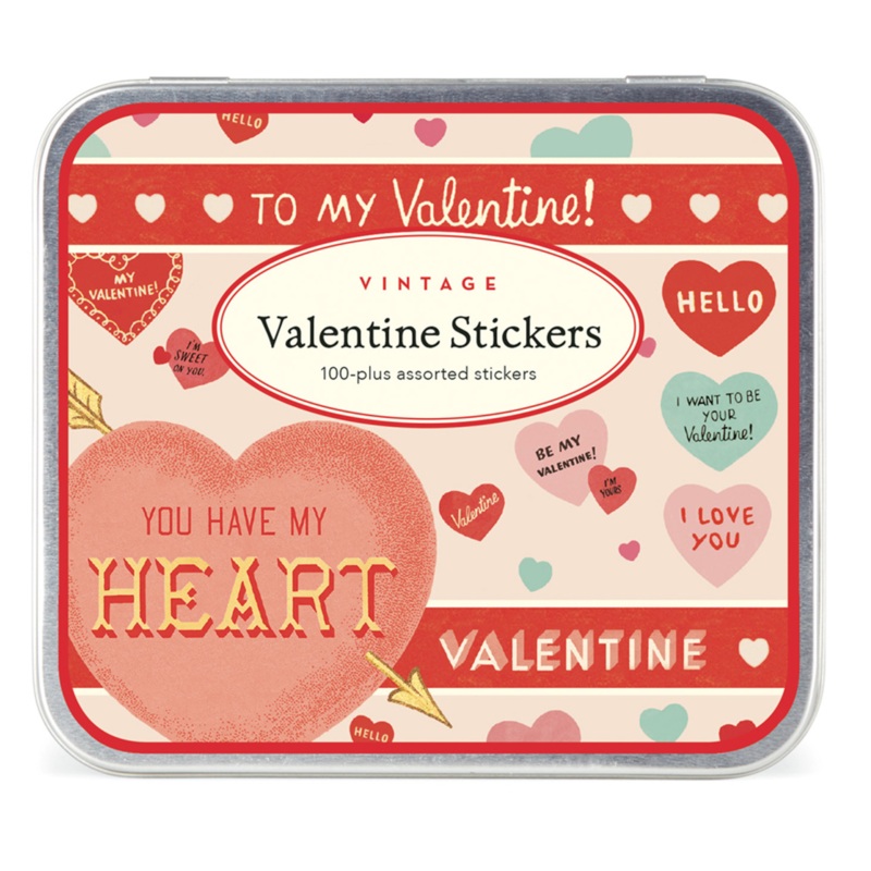 Cavallini Vintage Stickers – Valentine