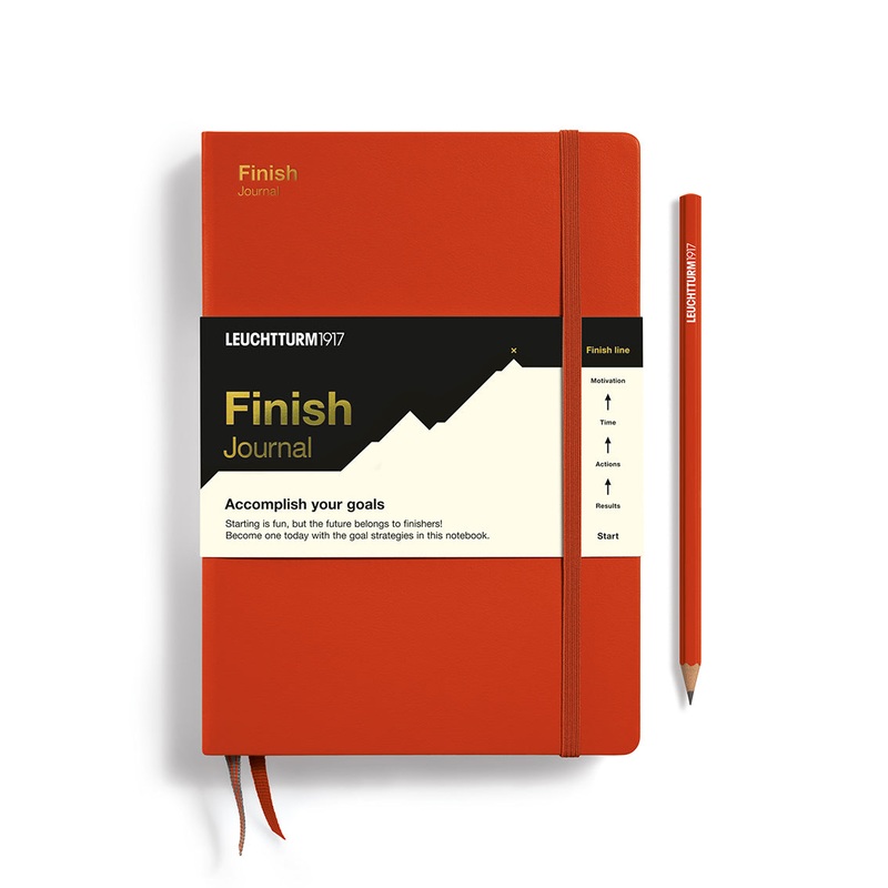 LEUCHTTURM1917 Finish Journal Medium (A5), Hardcover – Fox Red