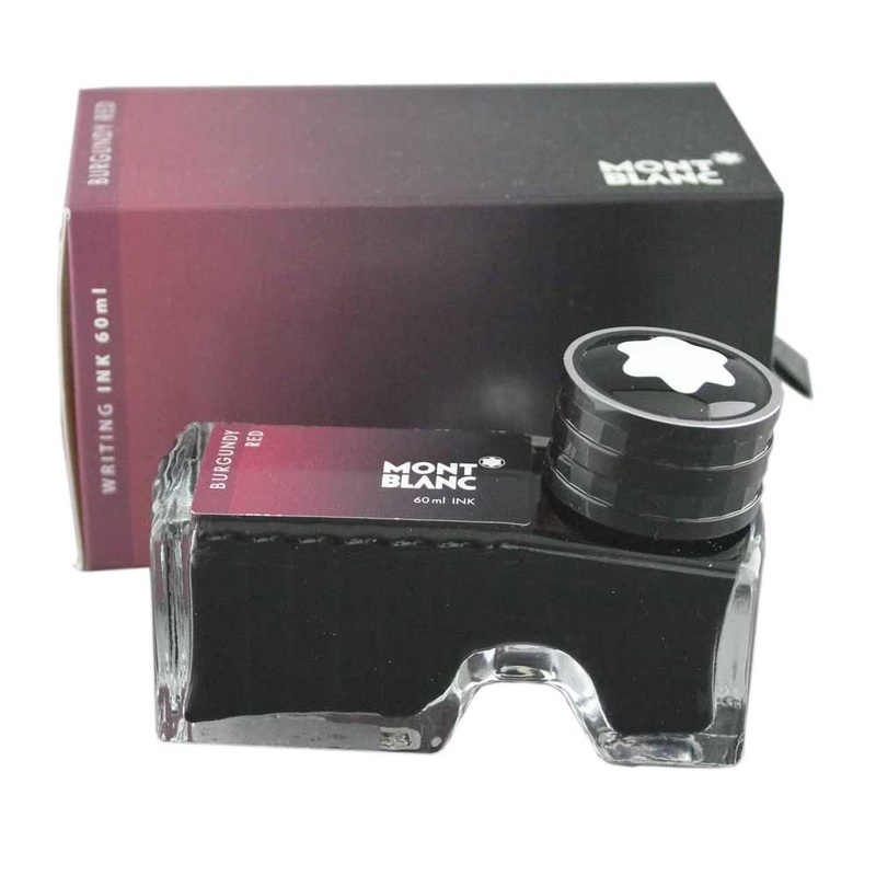 MONTBLANC, Ink Bottle – BURGUNDY RED (60mL).