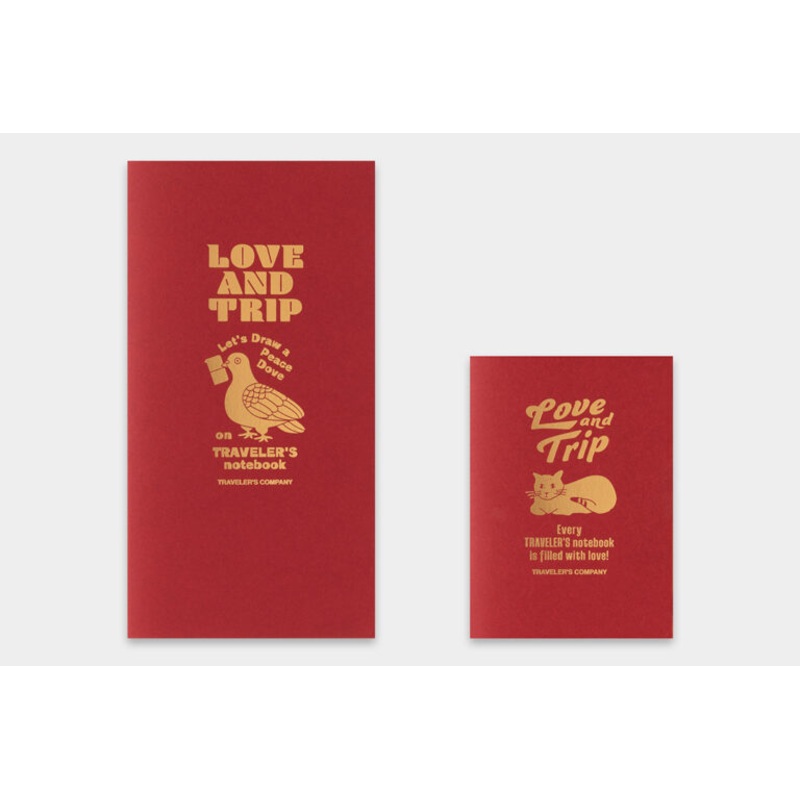 TRAVELER’s Factory Regular Size Refill – LOVE AND TRIP – Limited Edition (Preorder starts April 8 @ Noon EST, Ships April 24)