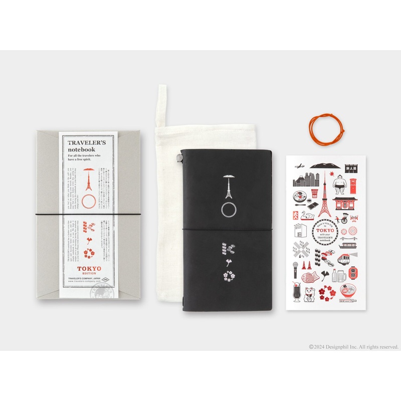 TRAVELER’s Notebook Limited Edition – Regular Size – TOKYO Black