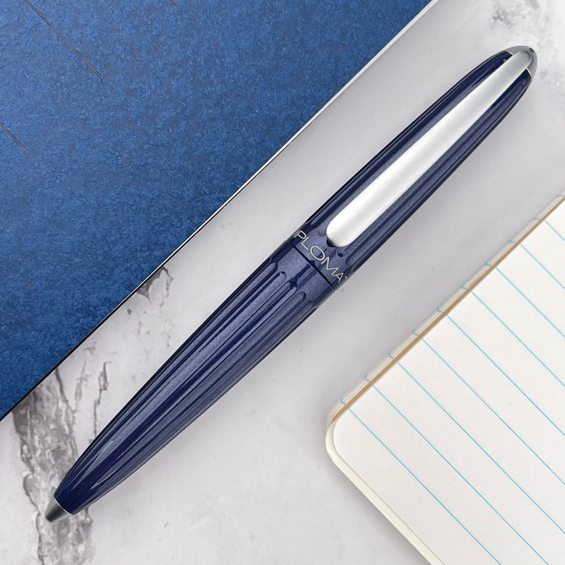 Diplomat Aero Rollerball Pen – Midnight Blue
