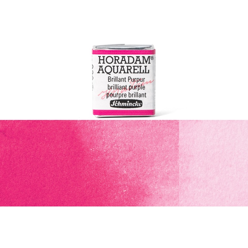Horadam Watercolor Half Pan, #930 Brilliant Purple