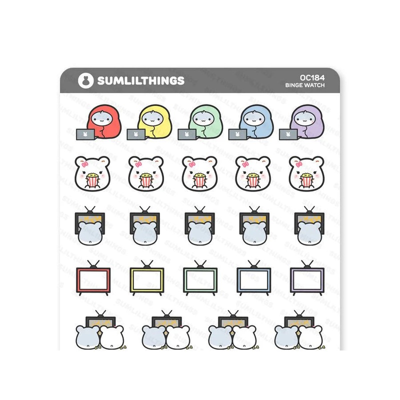 Lil’ Hamster Binge Watch