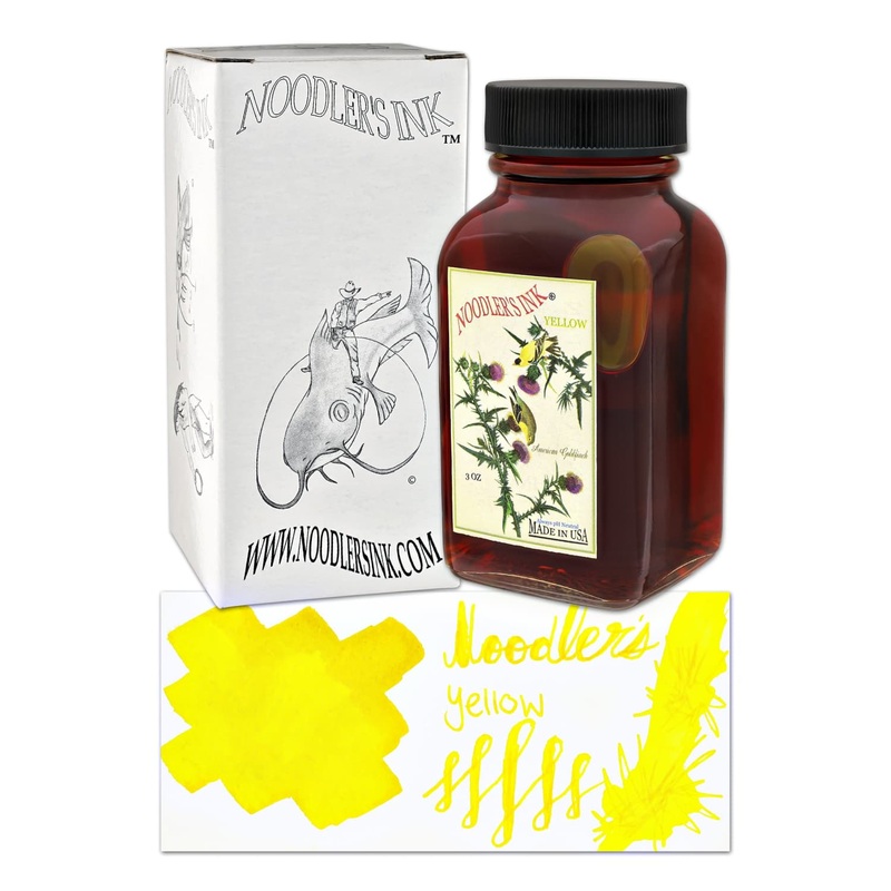 Noodler’s Yellow Fountain Pen Ink – 3oz Bottle